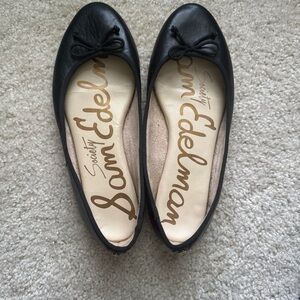 Sam Edelman Felicia Black Ballet Flats Shoes Size 9.5 GUC